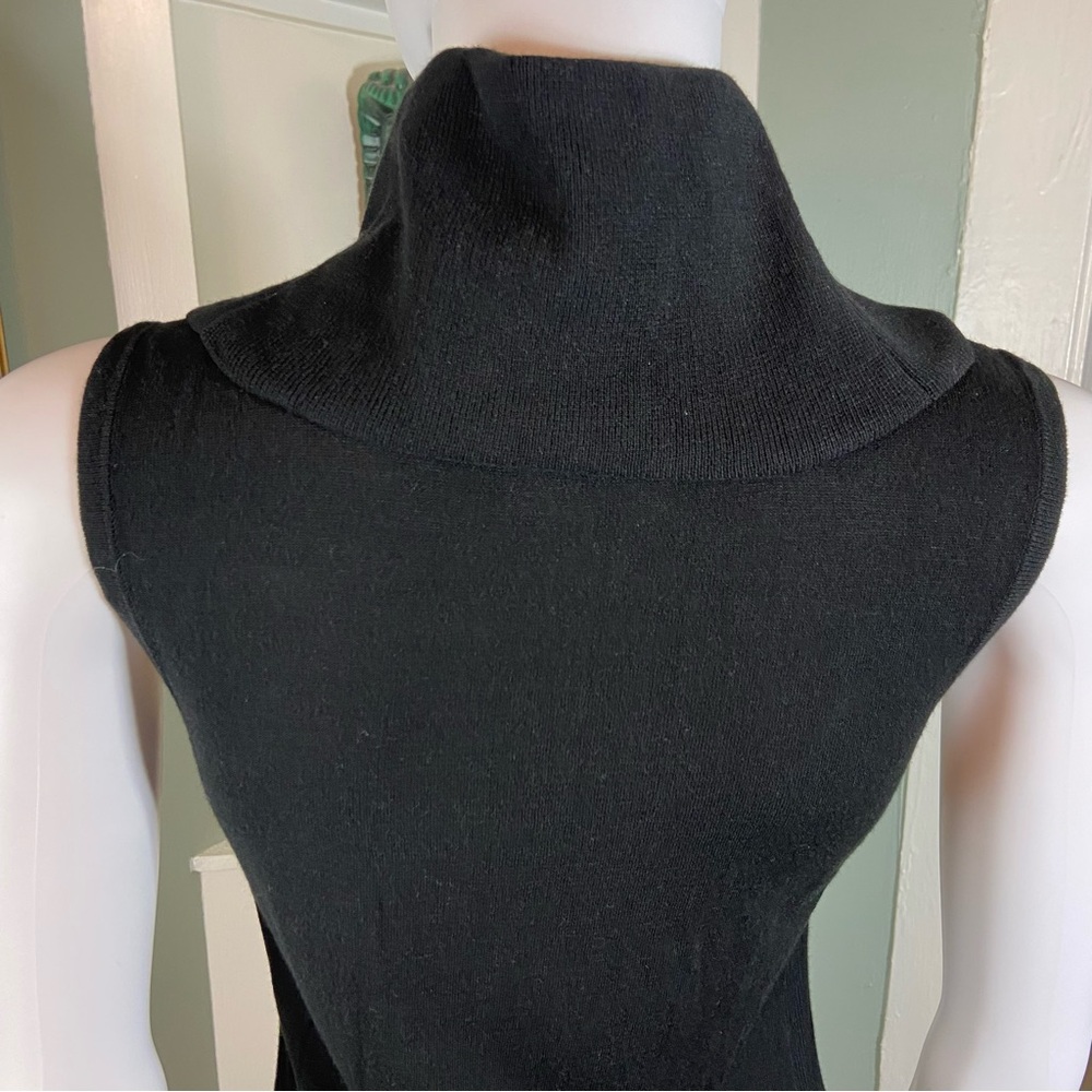 NWT New White House Black Market Cowl Neck Mini Dress Sheath Knit Sleeveless XS - Picture 8 of 13